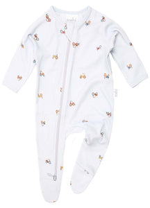 Onesie Long Sleeve Print Mr Tractor
