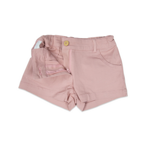 Spot of Gold Cotton Woven Short Pink
