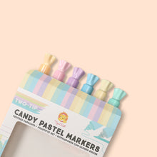Load image into Gallery viewer, Two Tip Candy Pastel Markers
