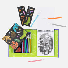 Load image into Gallery viewer, Colouring Set - Dinos in Space
