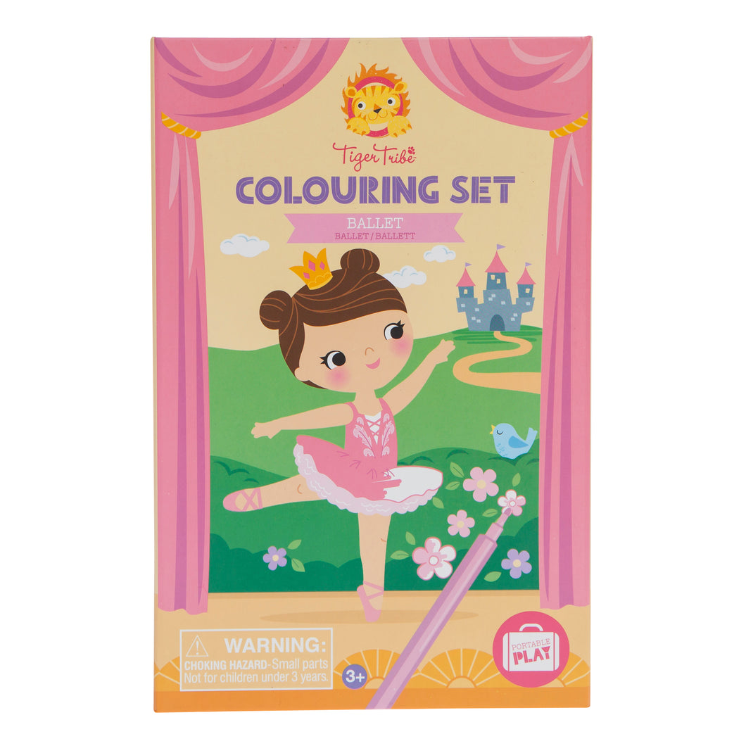 Tiger tribe Colouring Set - Ballet. Educational toys, interactive toys, One Country Mouse Kids Yamba, Yamba kids, kids store yamba