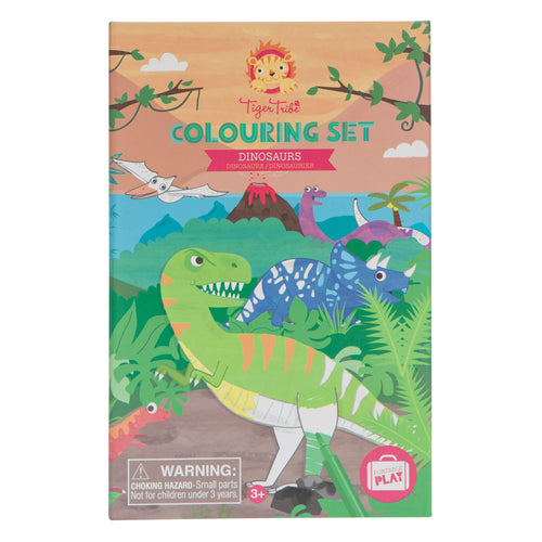 Tiger Tribe Colouring Set | Dinosaurs