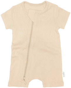 Dreamtime Organic Onesie Short Sleeve Almond