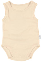 Load image into Gallery viewer, Dreamtime Organic Onesie Singlet Almond
