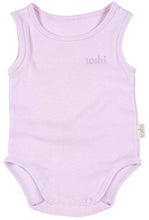Load image into Gallery viewer, Dreamtime Organic Onesie Singlet Lavender
