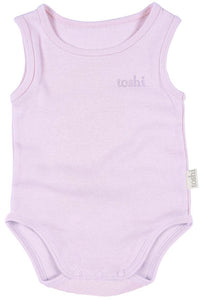 Dreamtime Organic Onesie Singlet Lavender