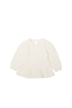 Load image into Gallery viewer, Organic Cotton Rowena Top - Egret
