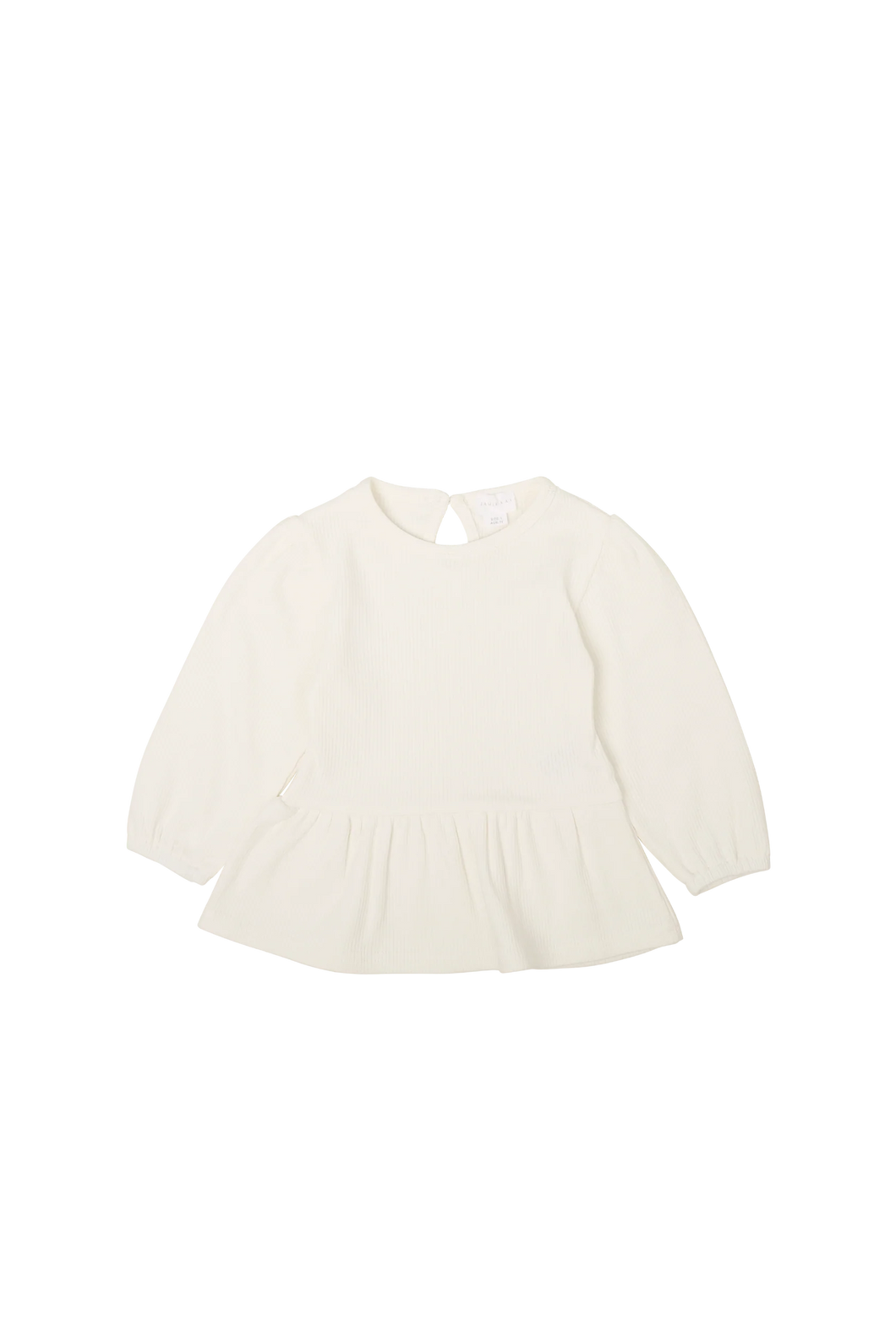 Organic Cotton Rowena Top - Egret