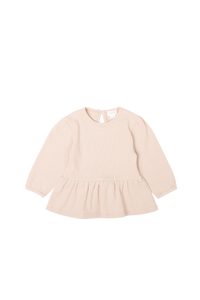 Organic Cotton Rowena Top - Rose Dust