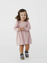 Load image into Gallery viewer, Warratah Knit Dress with Ruffle | Pink
