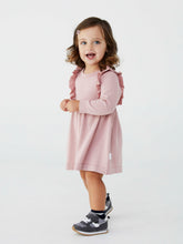 Load image into Gallery viewer, Warratah Knit Dress with Ruffle | Pink
