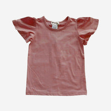Load image into Gallery viewer, Frill Sleeve Top - Deep Rose
