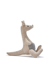 Load image into Gallery viewer, Nana Huchy Mini Kylie Kangaroo Rattle. Baby Rattles. Australian animal soft toy.

