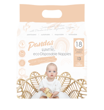 Load image into Gallery viewer, Panda Eco Nappies by Luvme, medium size 3, One country Mouse Kids
