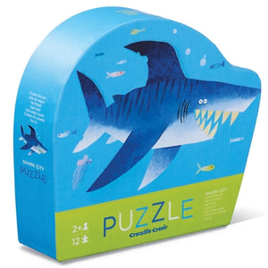 Mini Puzzle 12 pc - Shark City