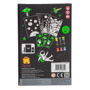 Neon Colouring Set - Outer Space