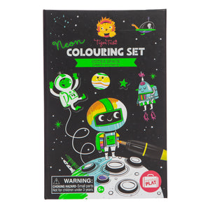 Neon Colouring Set - Outer Space