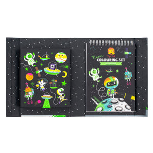 Neon Colouring Set - Outer Space