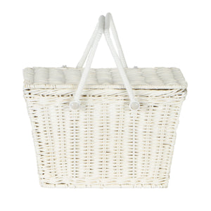 OLLIELLA Piki Basket | White One Country Mouse Kids