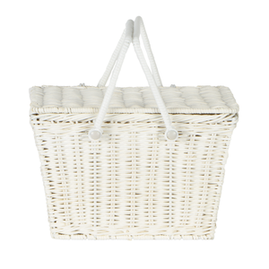 OLLIELLA Piki Basket | White One Country Mouse Kids