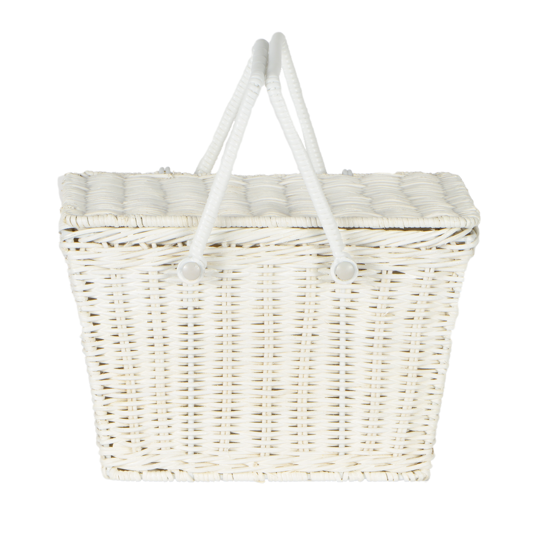 OLLIELLA Piki Basket | White One Country Mouse Kids