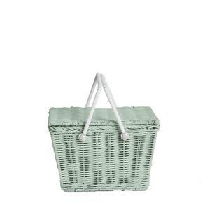 OLLIELLA Piki Basket | Mint One Country Mouse Kids