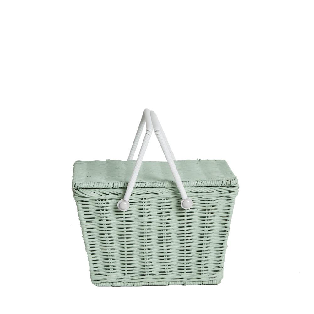 OLLIELLA Piki Basket | Mint One Country Mouse Kids