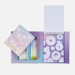 Tiger tribe Colouring Set - Pastel Colouring Set - Kawaii Cafe. Educational toys, interactive toys, One Country Mouse Kids Yamba, Yamba kids, kids store yamba
