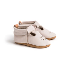 Load image into Gallery viewer, Mary Jane baby Shoe in Stone by Pretty Brave.
