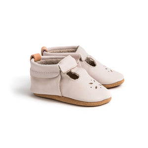 Mary Jane baby Shoe in Stone by Pretty Brave.