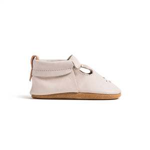 Mary Jane baby Shoe in Stone by Pretty Brave.