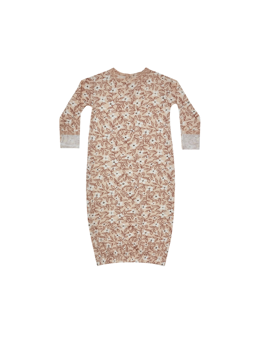 bamboo baby gown | blossom