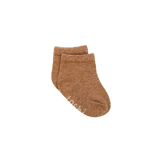 Organic Socks Ankle Dreamtime Walnut