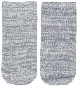 Organic Socks Ankle Marle Pebble