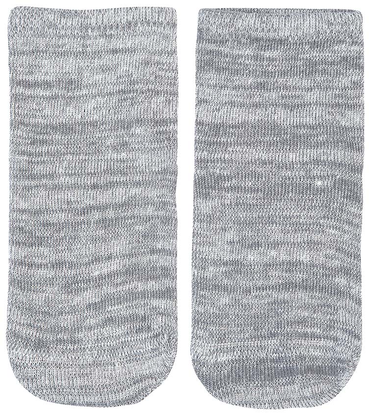 Organic Socks Ankle Marle Pebble