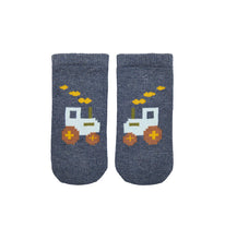 Load image into Gallery viewer, Organic Baby Socks Jacquard Mr Tractor
