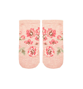 Organic Baby Socks Jacquard Wild Rose