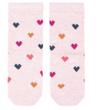 Load image into Gallery viewer, Organic Socks ankle Jacquard Hearts

