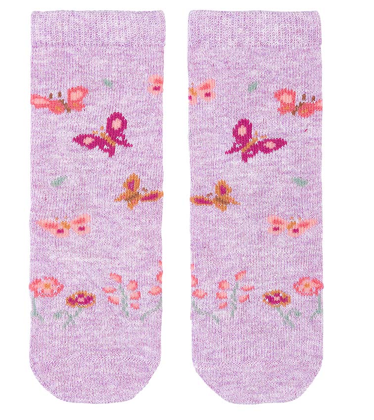 Organic Socks Jacquard Lavandula