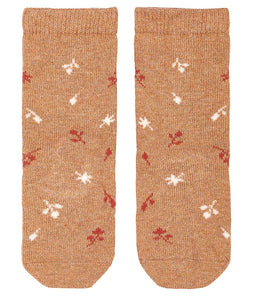 Organic Socks Jacquard Maple Leaves
