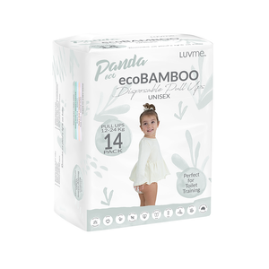 Panda Eco Nappy by LuvMe One Country Mouse Kids, Yamba, Luvme Disposable PULL Ups toilet training