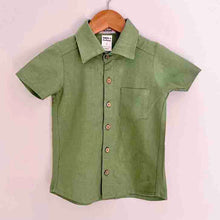 Load image into Gallery viewer, Christmas Khaki Green Dress Shirt
