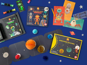 Neon Colouring Set - Outer Space