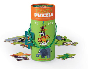 Tower Puzzle 30 pc - Jungle