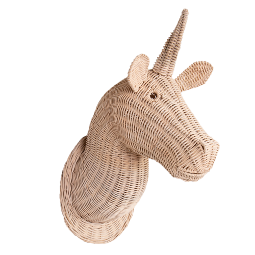 Rattan Wall Decor - Unicorn