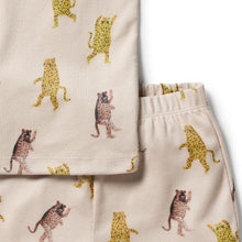 Load image into Gallery viewer, Organic Rib Short Sleeve Pyjamas- Roar
