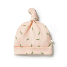 Load image into Gallery viewer, Organic Rib Knot Hat Wild Flower
