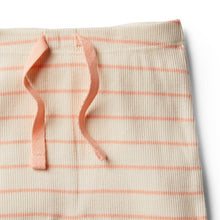 Load image into Gallery viewer, Organic Peach Pearl Stripe Short
