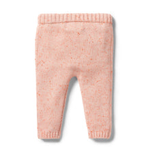 Load image into Gallery viewer, Knitted Legging - Silver Peony Fleck
