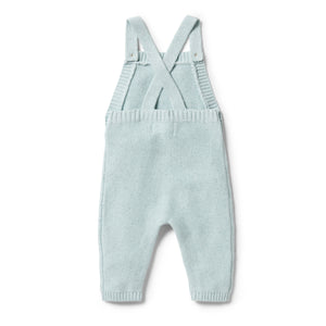 Knitted Overall - Mint Fleck